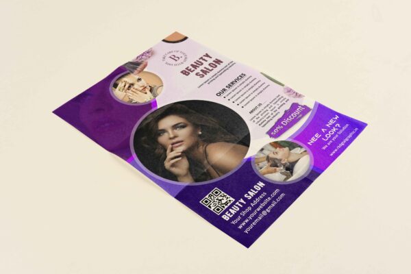Free Beauty Salon Flyer PSD Template – Fully Customizable & Ready to Use