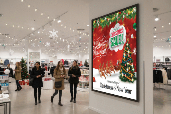 Christmas PSD banner 6x4 size for flex and vinyl printing